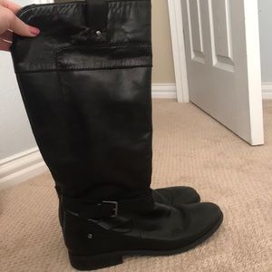 Black riding boots